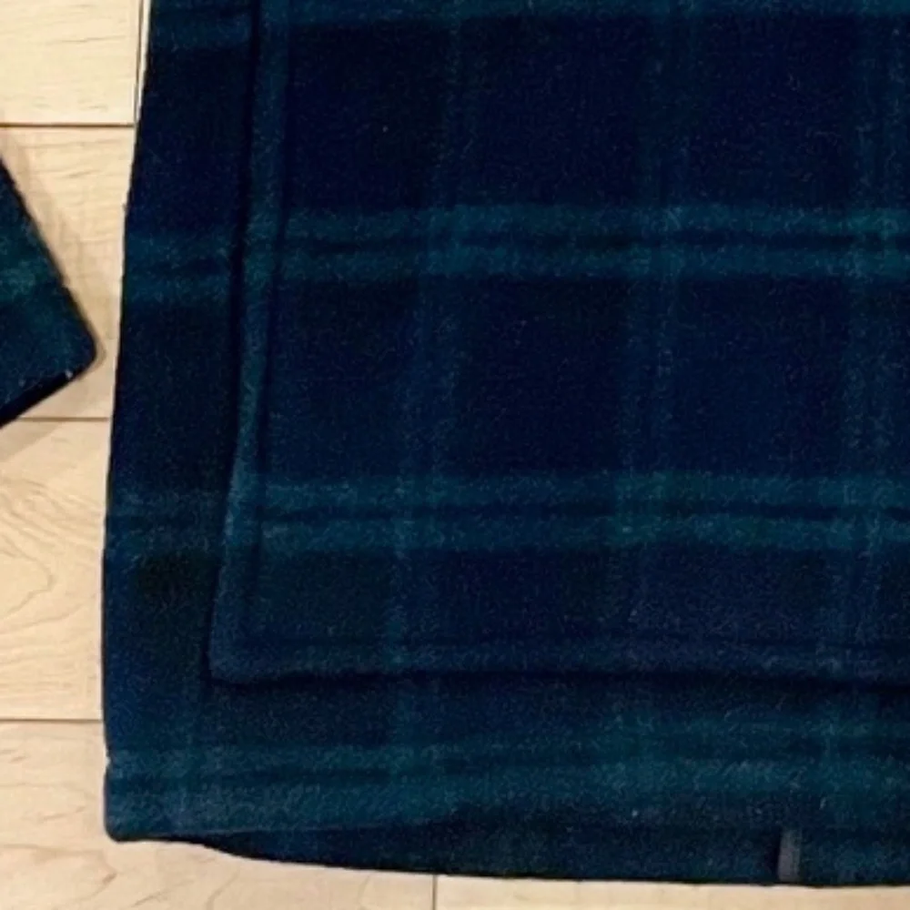 NWOT CURRENT/ELLIOTT Wool Felt Plaid Shirt Jacket - Picture 7 of 8